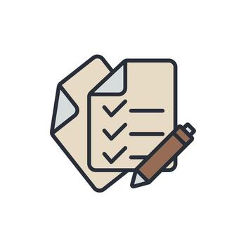 estudiar programa íconos color aislado vector