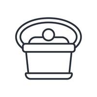 solarium line icons style collection vector