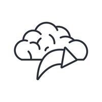 share results line icons style collection vector