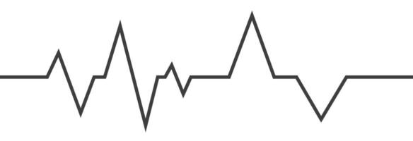 ECG Heartbeat Rhythm Irregularity Pulse Rate Graph Line Chart vector