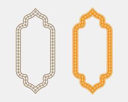 Decorative frames in two colors vector