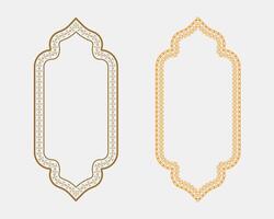Decorative frames in two styles vector