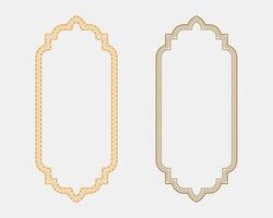 Frames set with botanical floral elements ideal for borders, text boxes, and decorative design projects vector