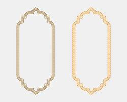 Floral plant frame border collection clean and elegant design for text space, invitations, and posters vector