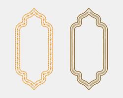 Decorative frames with intricate designs vector