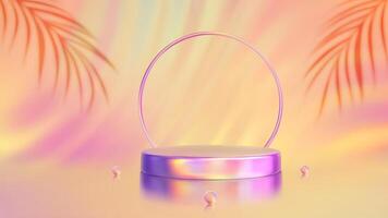 Colorful abstract display with circular design vector