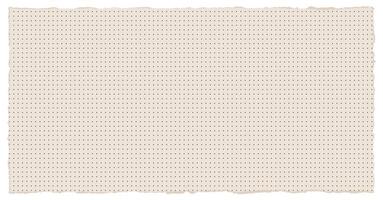 Torn dotted paper background. Beige notebook sheet with rough edges and subtle grid dots, perfect for stationery, planner, and bullet journal designs. Realistic texture for creative projects vector