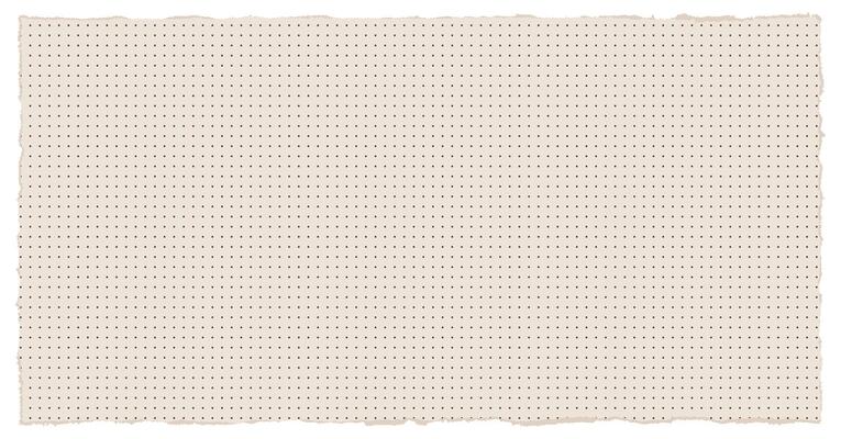 Torn dotted paper background. Beige notebook sheet with rough edges and subtle grid dots, perfect for stationery, planner, and bullet journal designs. Realistic texture for creative projects