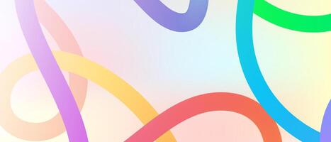 A colorful abstract background with a rainbow swirl vector