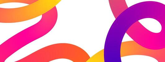 A colorful abstract background with a curved shape vector