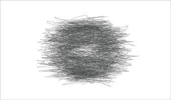 Chaotic Line Mesh Abstract Swirling Noise Effect vector