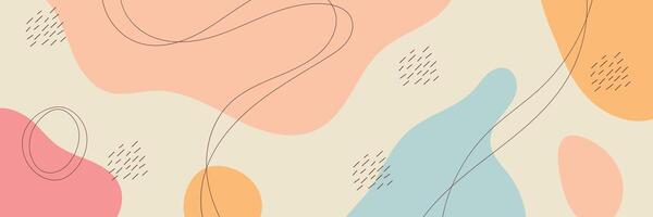 Colored artworks with creative elements pattern vector