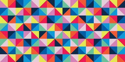 Vibrant geometric triangle pattern vector