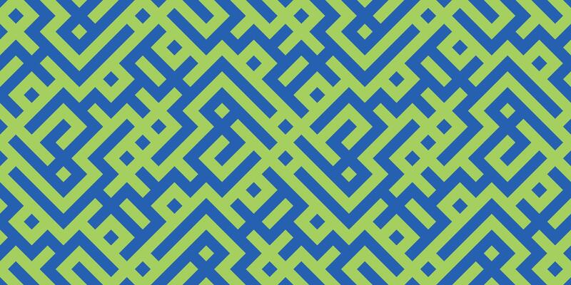 Abstract maze pattern with sharp angles and geometric paths