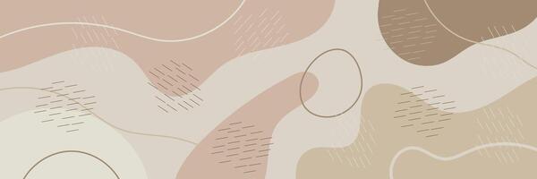Modern background with organic shapes vector