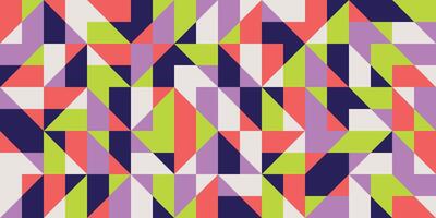 Modern, brightly colored background with diagonals, triangles, diamonds and squares vector