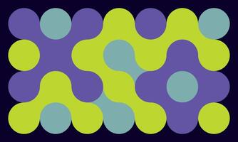 Modern composition based on circles vector