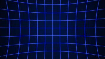 Blue Grid Lines Distortion Animation Background Loop video