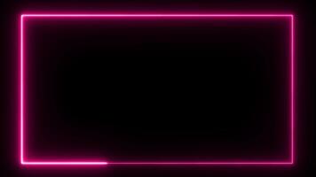 Neon Pink Flicker Frame Loop video