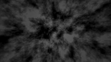 Dramatic dark smoke clouds seamless looping animation background. flowing wave of smoke clouds. video
