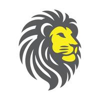 lion illustration isolated on white background vector