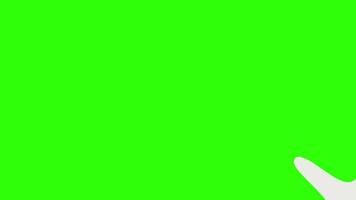 Abstract fluid animation on green screen background. Seamless hand drawn liquid transition animation. video