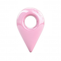 3d icon Location pin marking geographical coordinates, symbolizing navigation and destination png