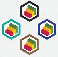 Growing graph. Icon for design. Easily editable vector