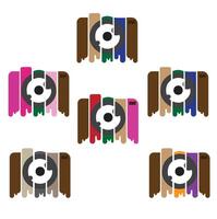 Digital camera icon design. easy editable. vector