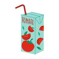 Colorful summer cold drink carton and bottles with different fruit flavor. vector