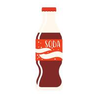 Colorful summer cold drink cartons and bottles with different fruit flavor vector