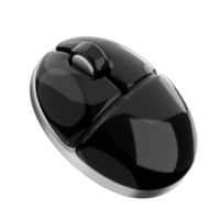 Computer mouse 3d illustration. pointer hardware icon. png