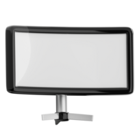Monitor 3d illustration. computer display icon. png