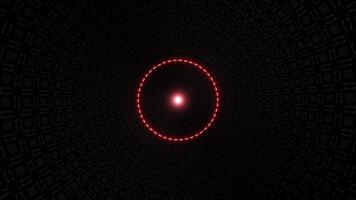 Glowing Circle Pattern RGB Color Tiled Lights video