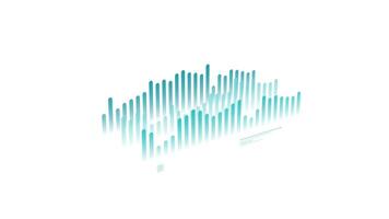 Animated element for business infographics - column chart with layers video