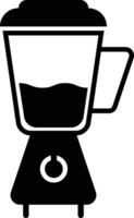 Blender icon, Blender symbol isolated on white background. Electronic kitchen mixer. Black, flat icon vector