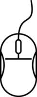 computer mouse icon illustration vector