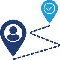 Customer journey icon, design vector