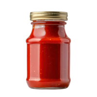 Red sauce jar isolated on transparent background png