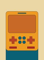 Design arcade game retro old unique vector
