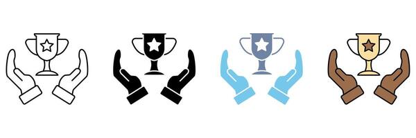 CHAMPION concept line icon. Simple element illustration. vector