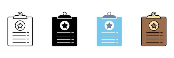 RESULT concept line icon. Simple element illustration. vector