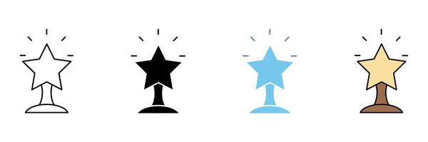 PRIZE concept line icon. Simple element illustration. vector