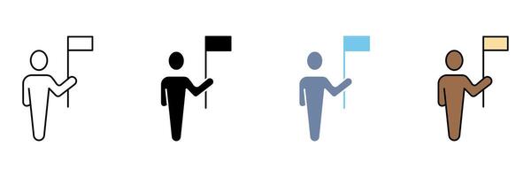 SUCCESS concept line icon. Simple element illustration. vector