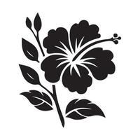 Black and white floral background with decorative flower pattern and nature inspired design vector