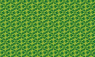 Seamless green leaf pattern with natural texture and striped design vector