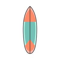 A Simple Surfboard vector