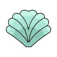 illustration of Clam Shell vector