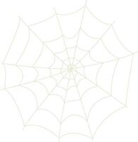 Spider Net Decoration with Simple Design. vector