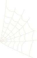 Spider Net Decoration with Simple Shape. vector